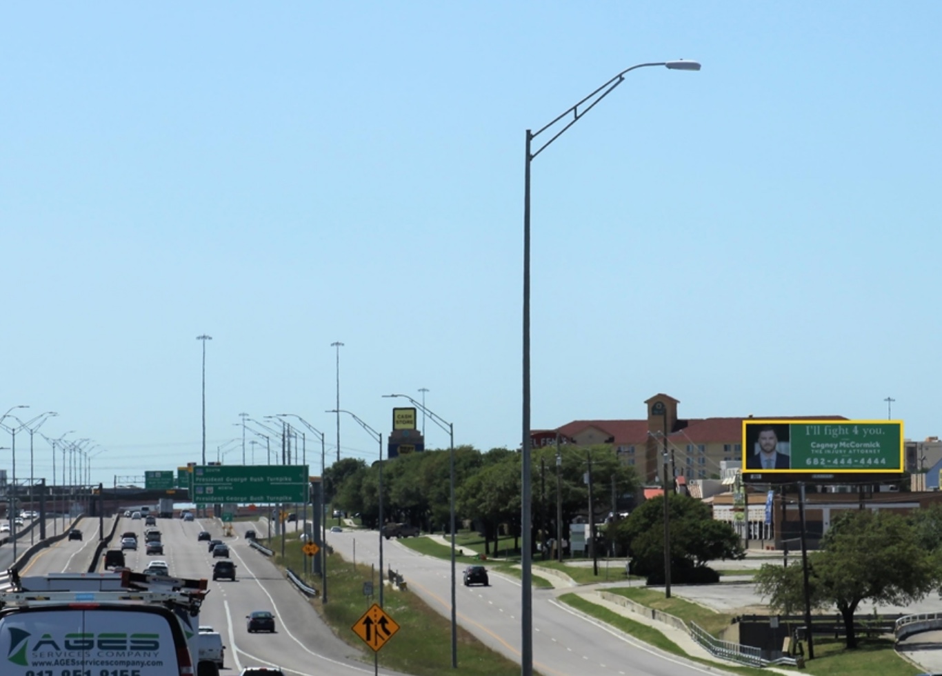 SH-183 .2 MI W/O BELTLINE RD. N/S Media