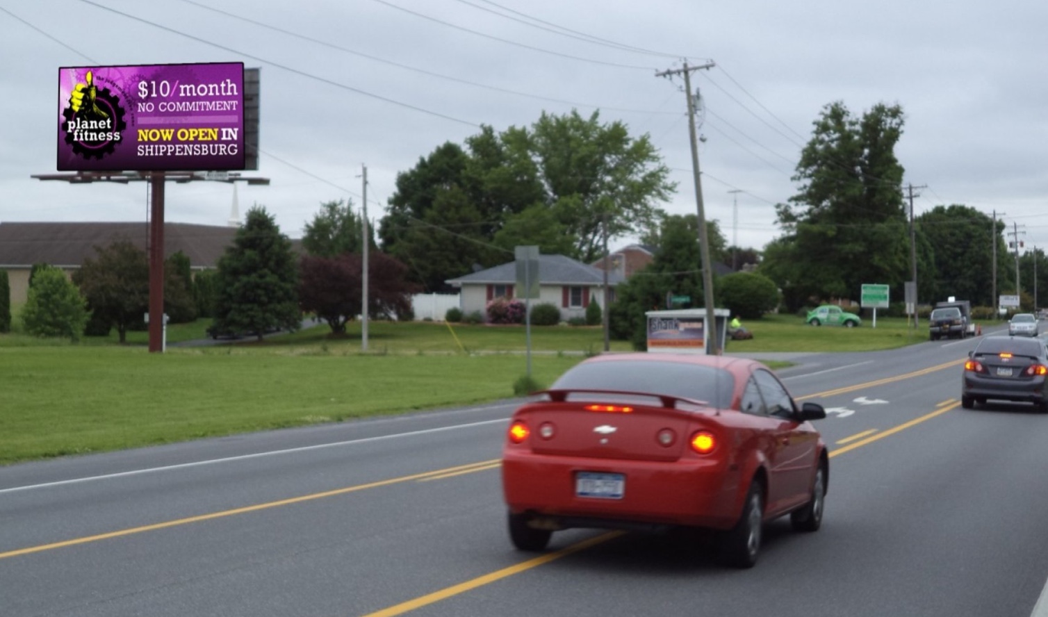 Viewed heading South on Rt. 11 Philadelphia Ave, N/F Media