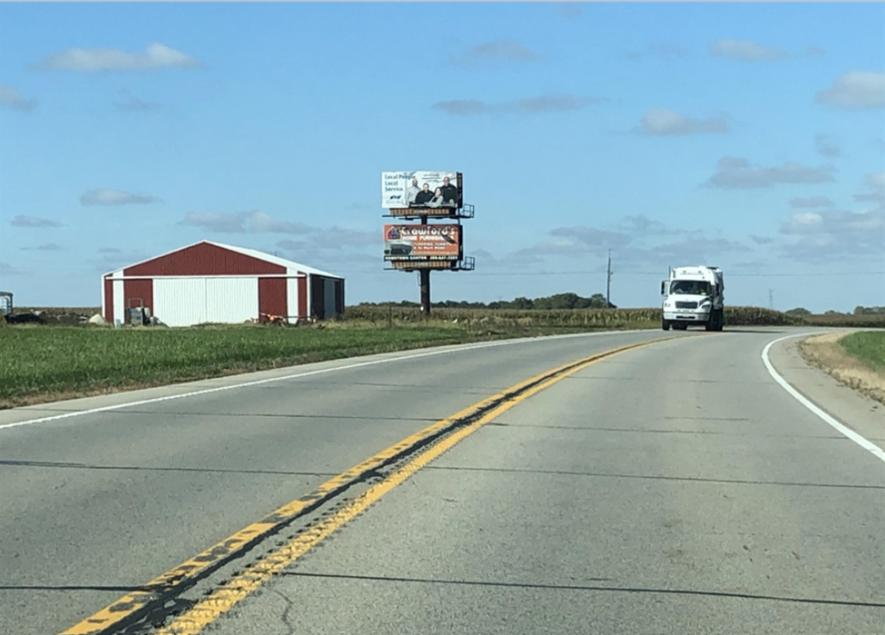 Rt 9 E/O Canton E/F Top Furthest East Sign Media