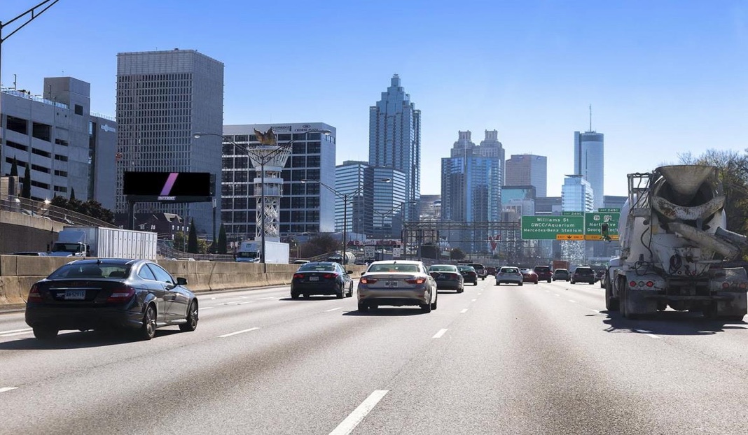 I-75/85-Connector 0.2 mi N/O North Ave E/S F/N Media