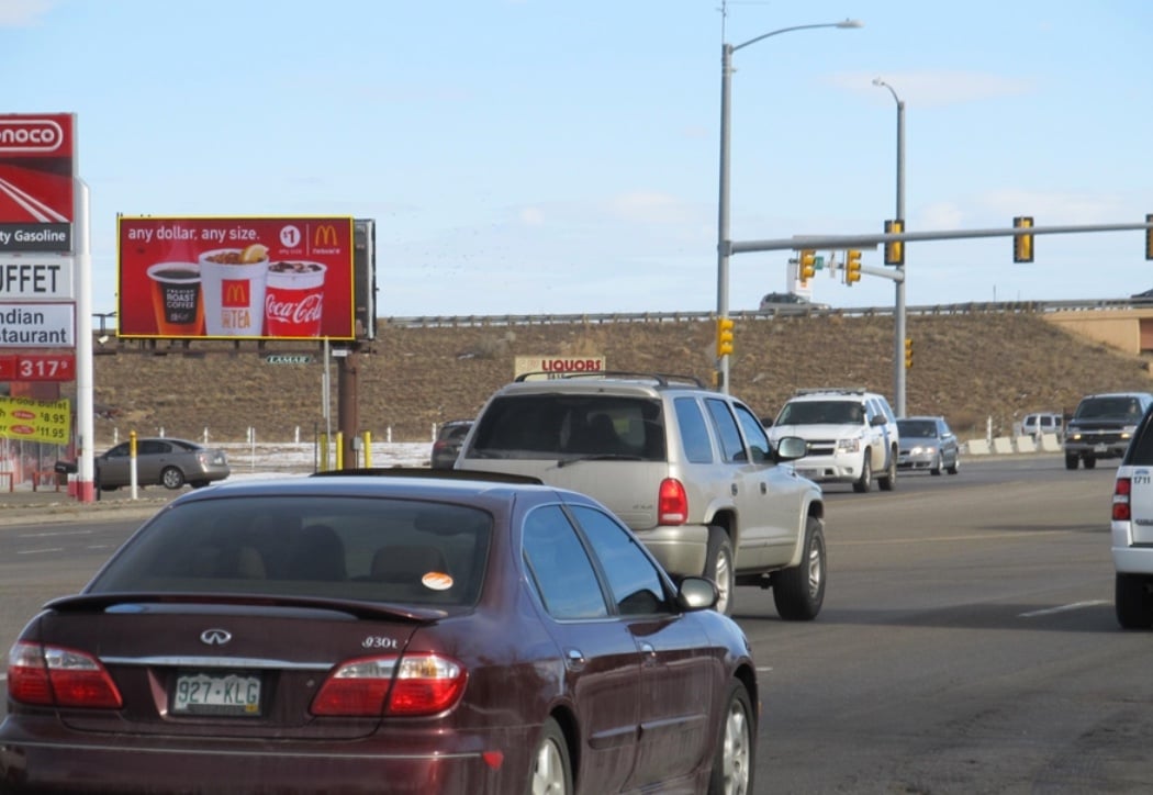 HWY 119, .1 MI W/O I-25 @ MP 63.58 NS WF Media