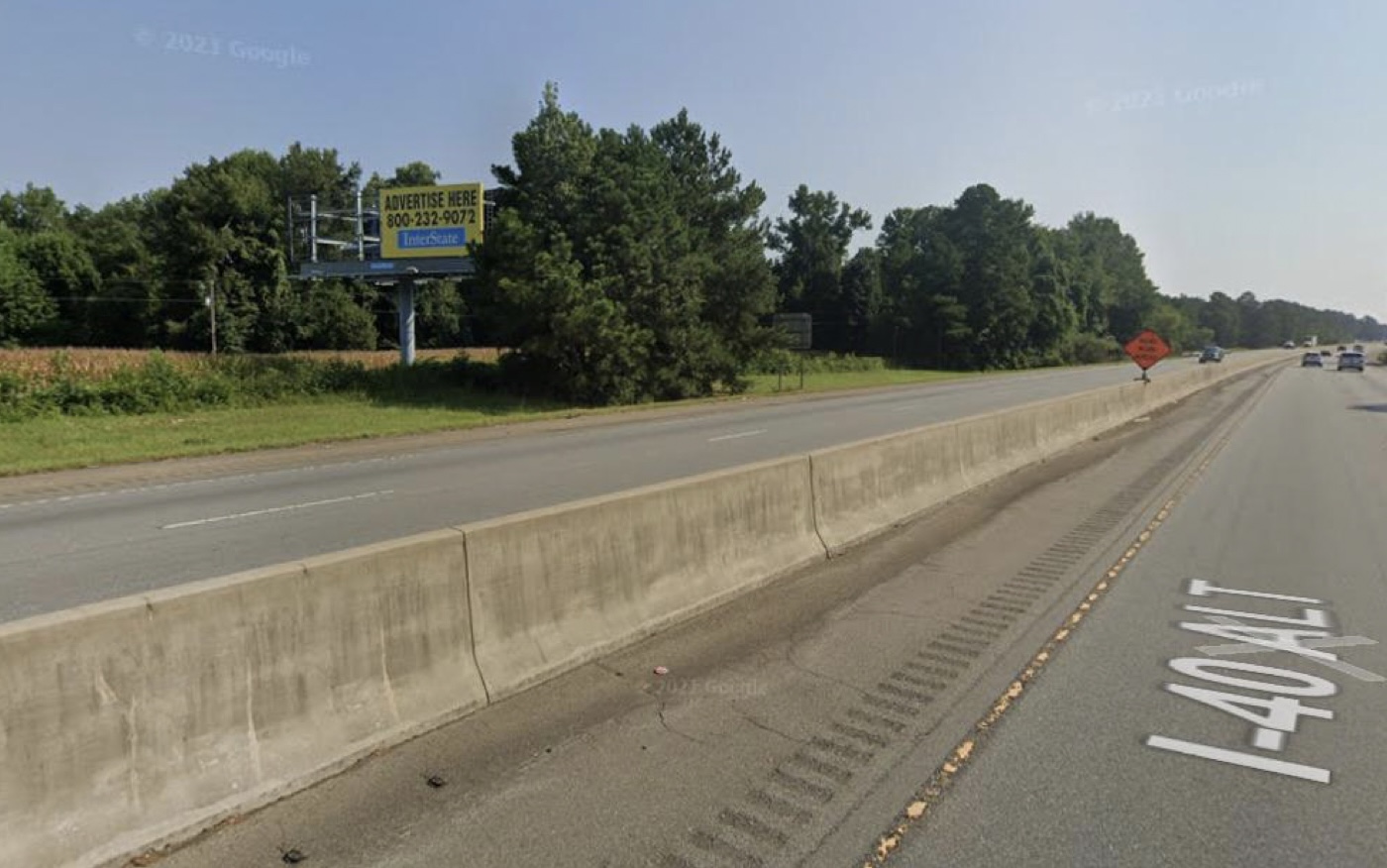 Interstate 95, 0.7 mi. N/O Mile Marker 98, WS Media