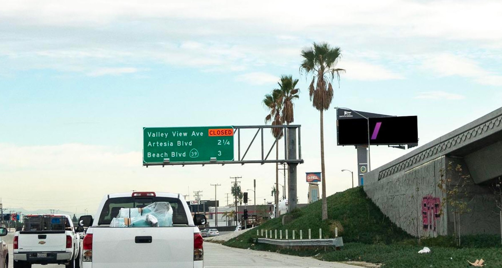 Santa Ana Fwy W/L E/O Carmenita% F/N Media