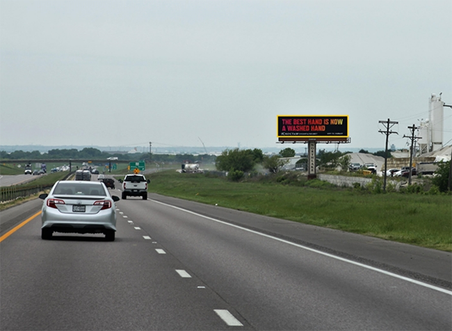 I-35 W w/l .5 mi n/o FM 1171 Media