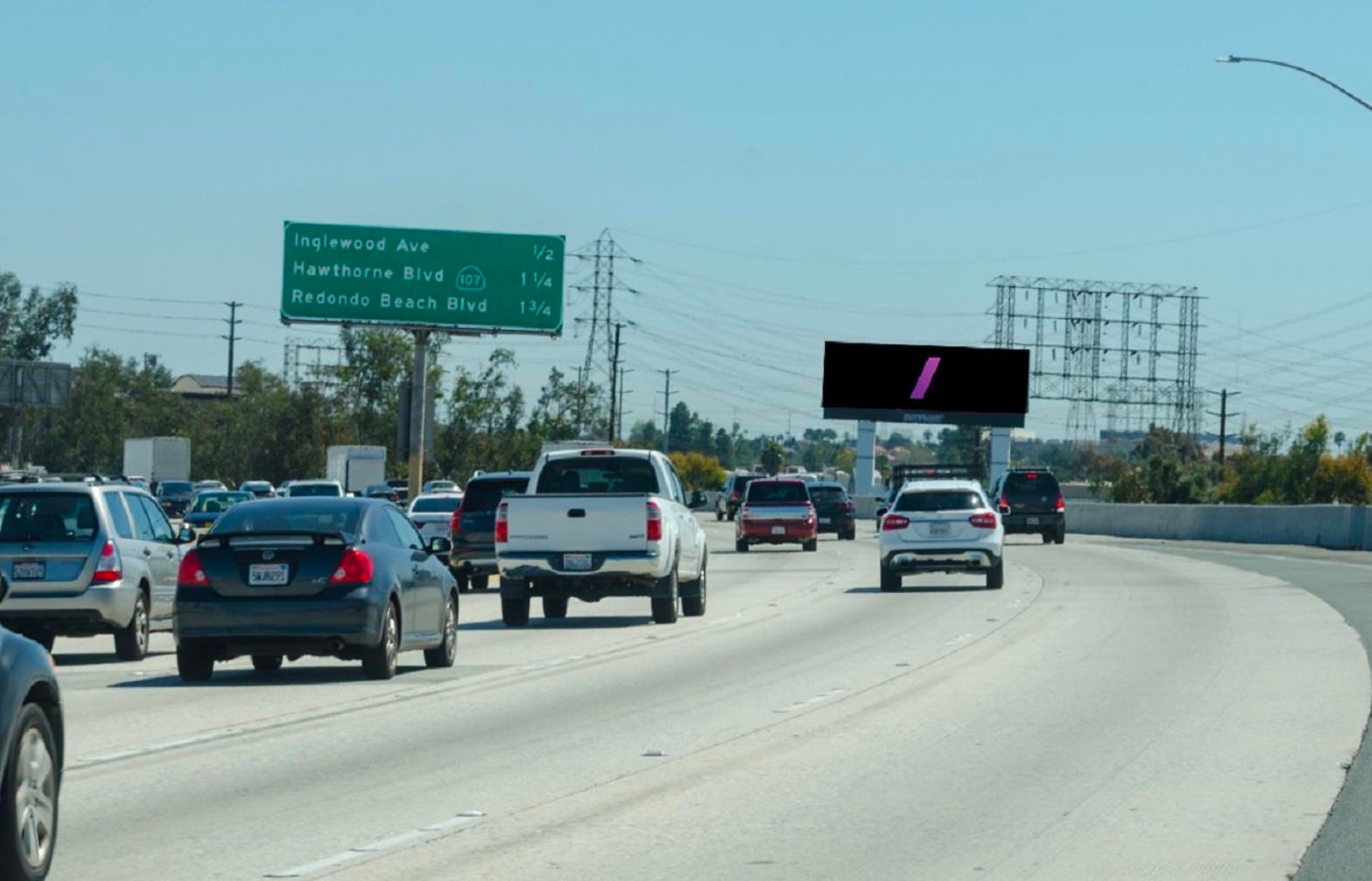 San Diego Fwy S/L W/O Rosecrans% F/N Media