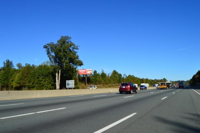 I-85 .1 MI N/O NC 119 EXIT 153 LR/FW Media