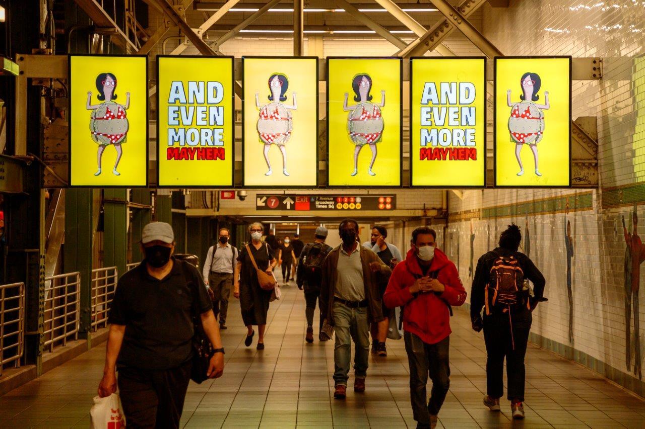 Times Square Subway Station Media