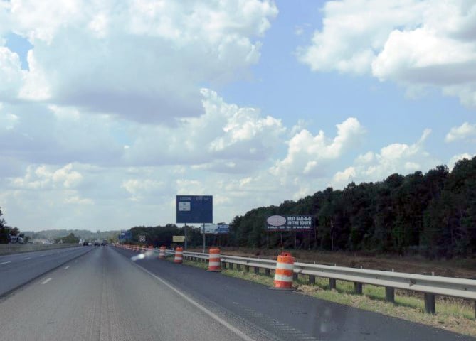 I-20 N/L 2.2 MI W/O EXIT 165 E/F Media