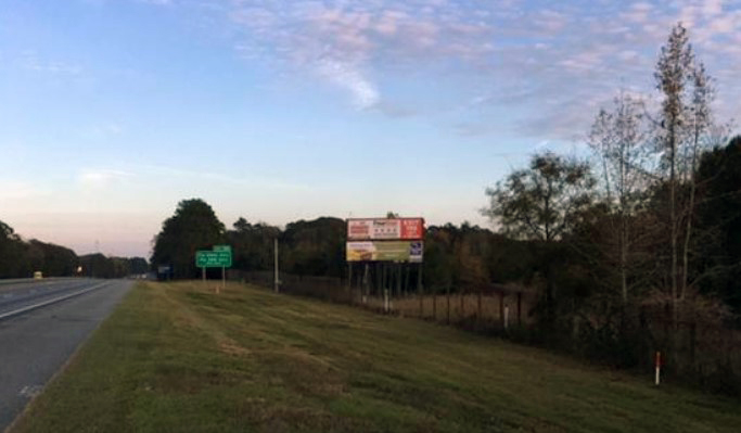 I-10 Mile Marker 191 South Side of I-10. Top Panel. W/F RR Media