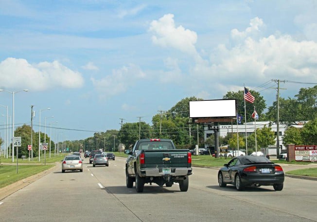 Hall Rd (M-59) S/O Van Dyke Ave ES F/W Media