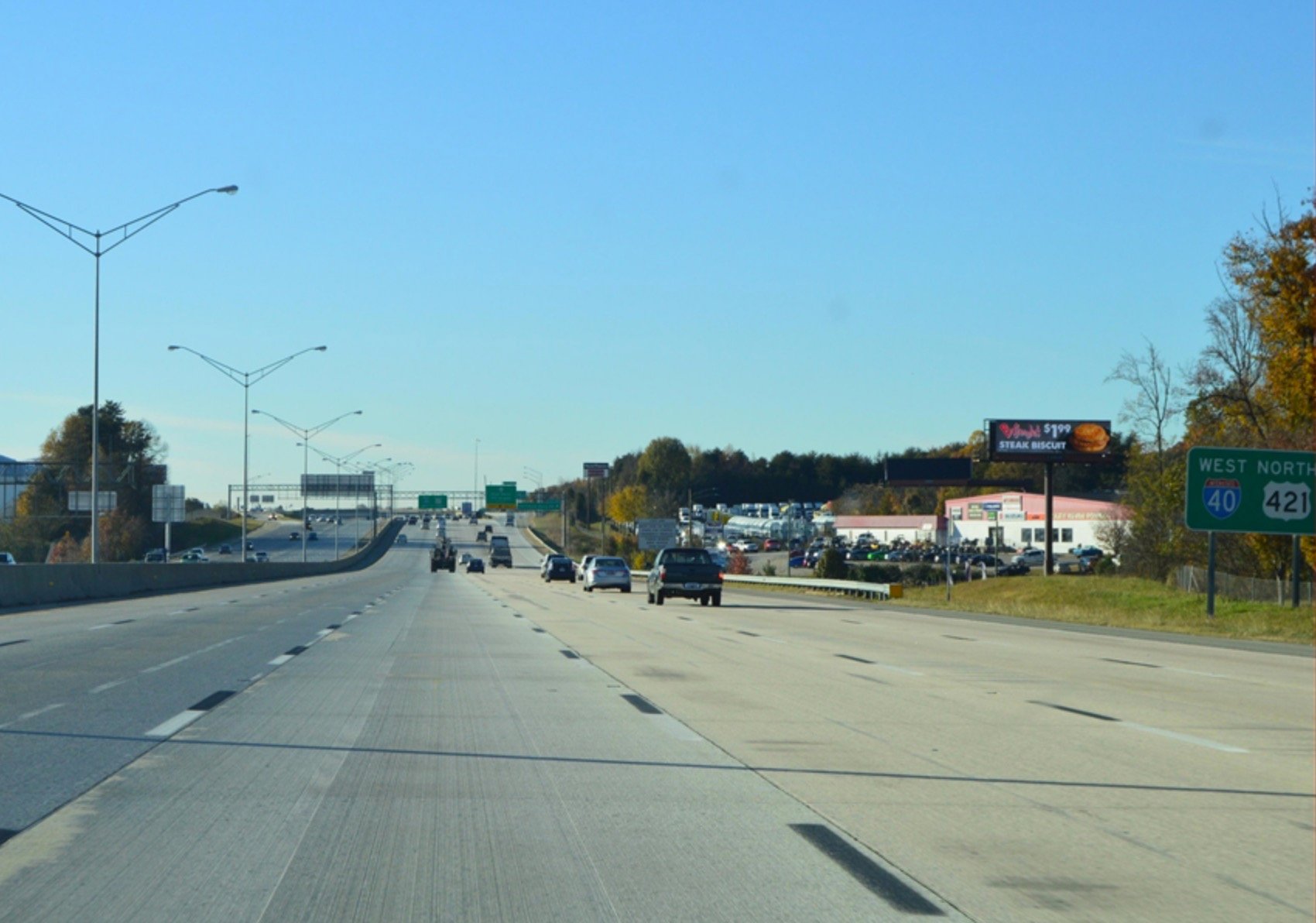 I-40 .3 MI E/O GALLIMORE DAIRY RD RR/FE Media