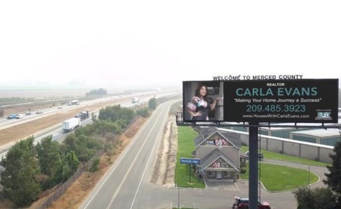 500 ft S of the Bradbury overpass, West Hwy 99, Delhi CA Media