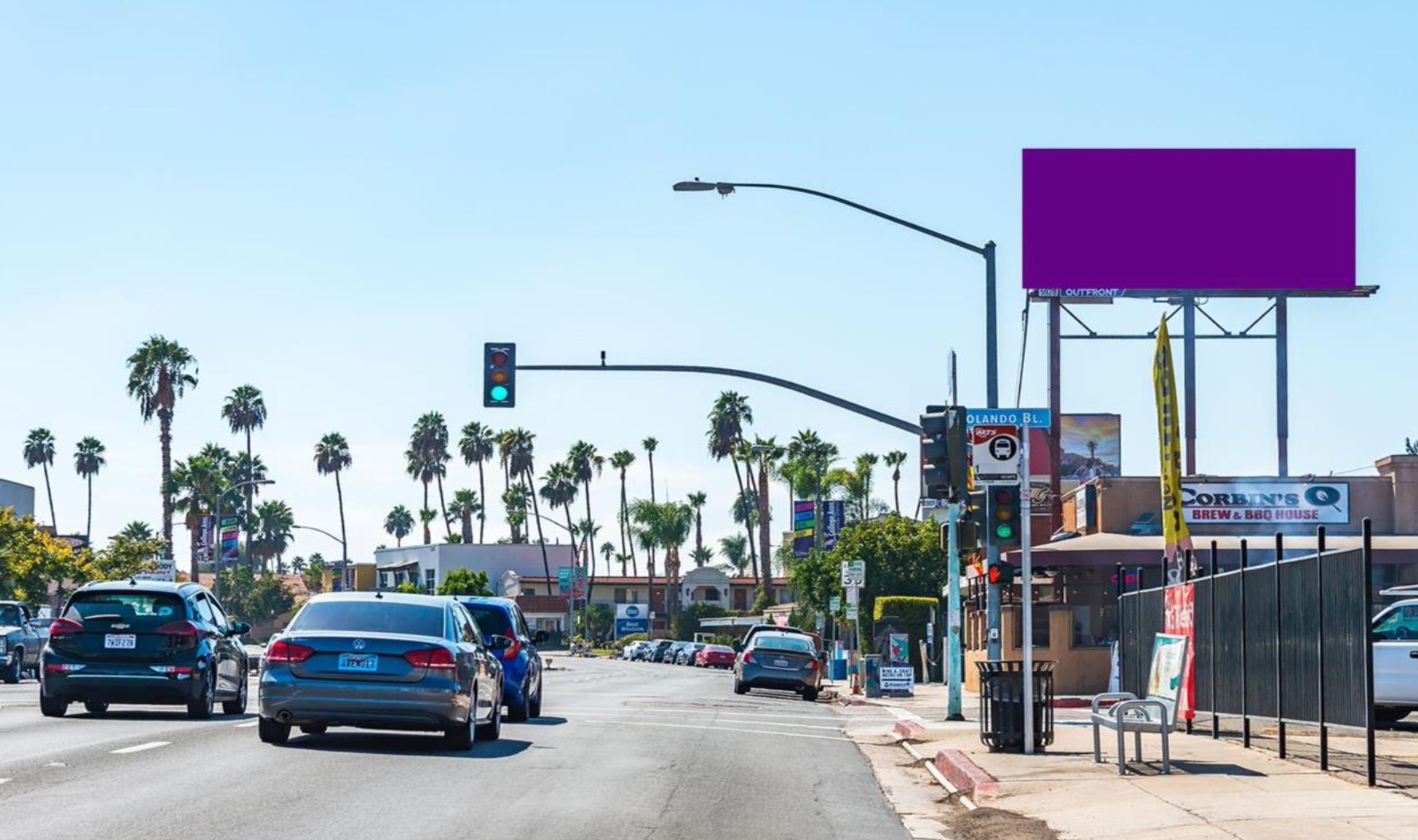 El Cajon Blvd. W/O Rolando Blvd. N/S F/E Media