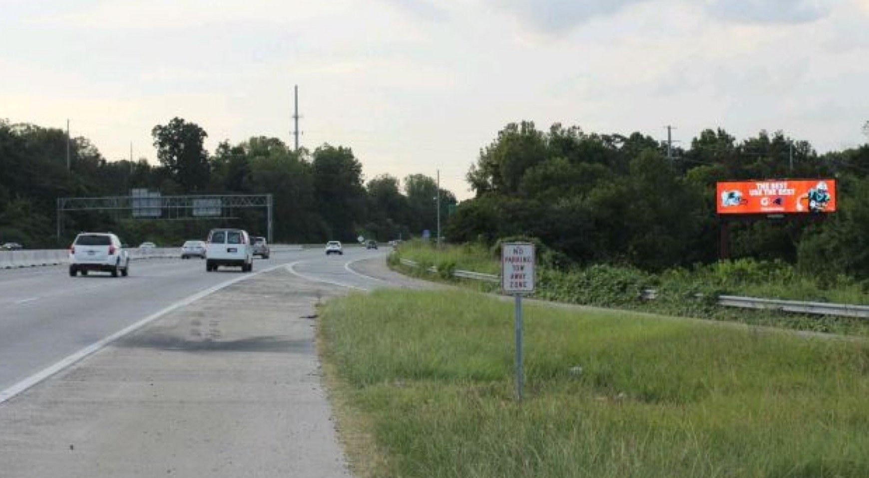 Inner loop of 485, just before S. Tryon, E/F Media