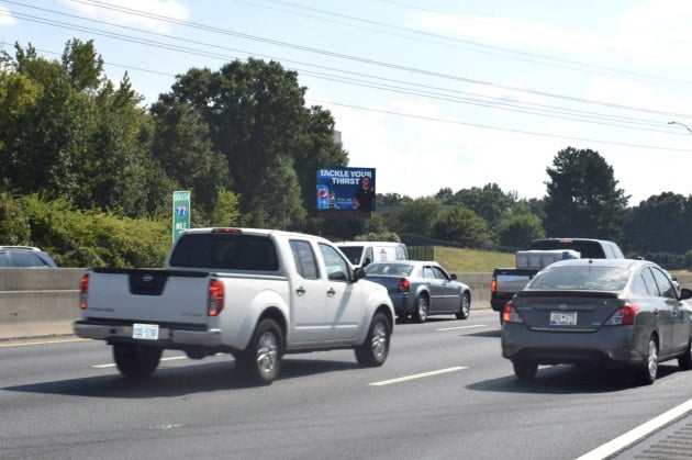 Charlotte: I E/S I-77 MM 5.5 at Exit 6, 0.50 mi S/O Billy Graham Pkwy. Media