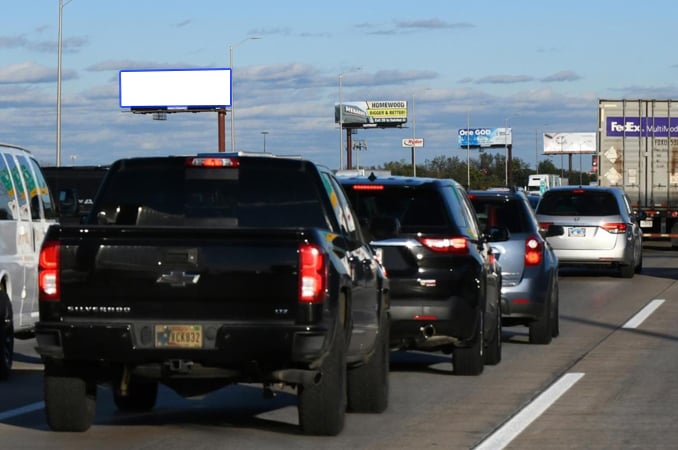 Interstate 80/294 .2 miles W/O Center St. N/L F/W Media