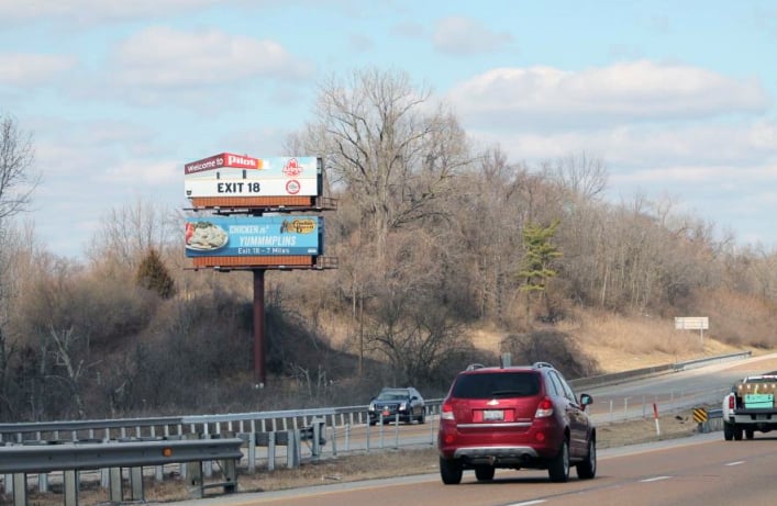 North Side of I-55/70 1/2 Mile East of Rt. 157 Exit 11 E/B (Bottom) Media