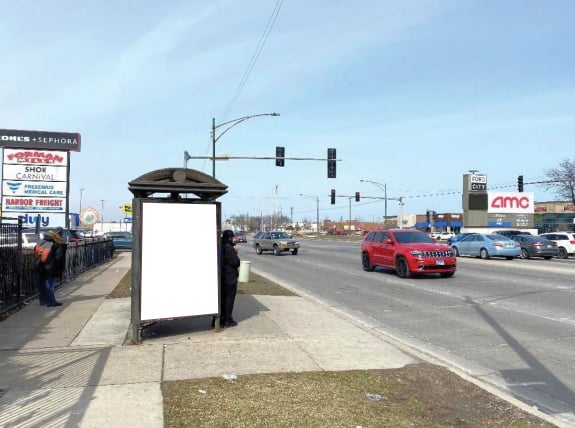 Cicero Avenue @ Ford City Mall Entrance, S/F Media