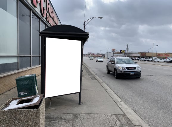 Harlem Avenue @ Cermak Plaza / North Riverside Mall, N/F Media