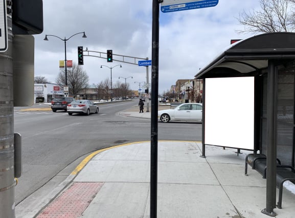 Cermak Road and Lombard Avenue, E/F Media