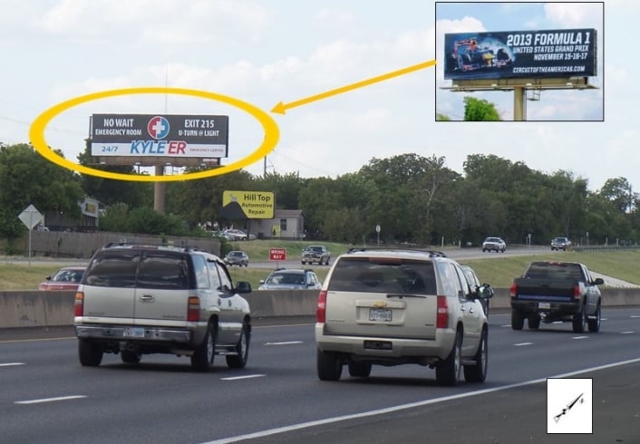 IH-35,Just south of FM 150 Center Street Kyle Media