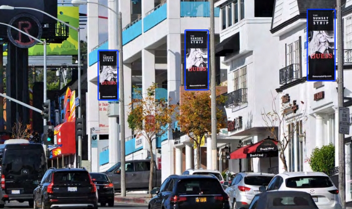 126 flags/252 faces on Sunset Strip 90069 Media