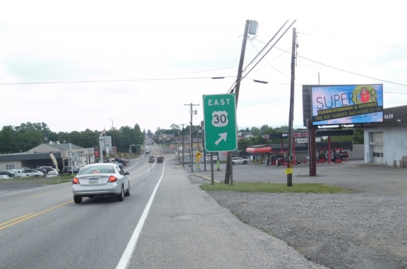 Rt. 30 West of Chambersburg near Schollenberger Rd., W/F Media