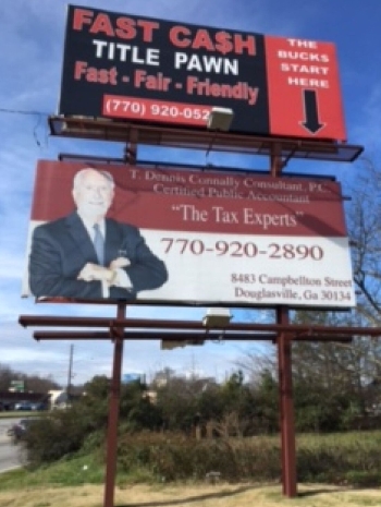 6351 Fairburn Road Douglasville GA 30134 - East Side of Fairburn Rd (Hwy 92) - Top panel - S/F RR Media