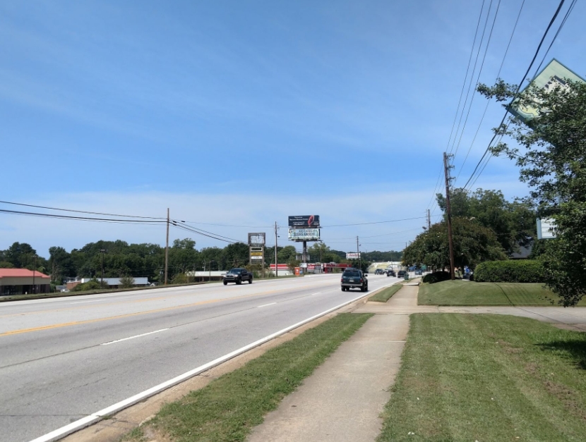 Big A Road (Alt 17) at intersection of Skyview Lane 0.1 miles S/O Hwy 123 - Bottom panel - S/F CR Media