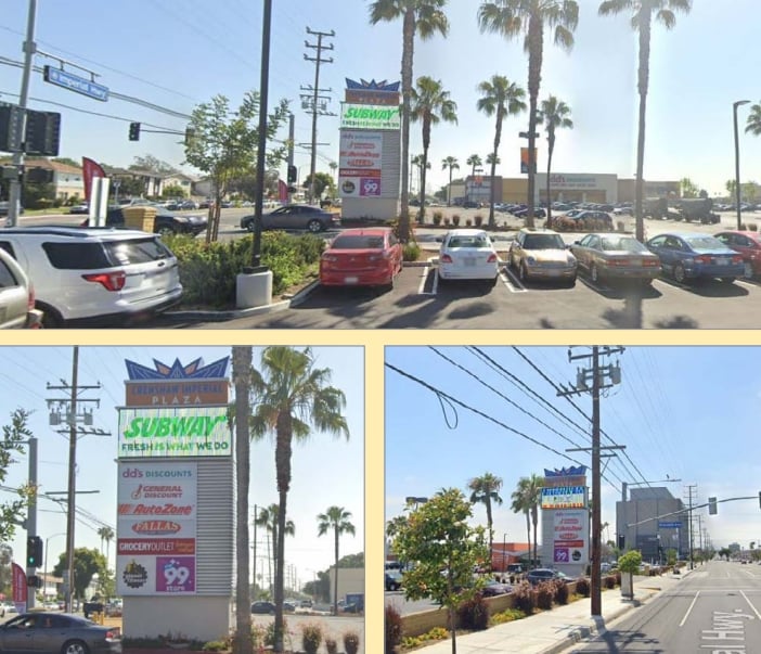 Crenshaw Imperial Plaza Double Sided Digital, Imperial Side Media