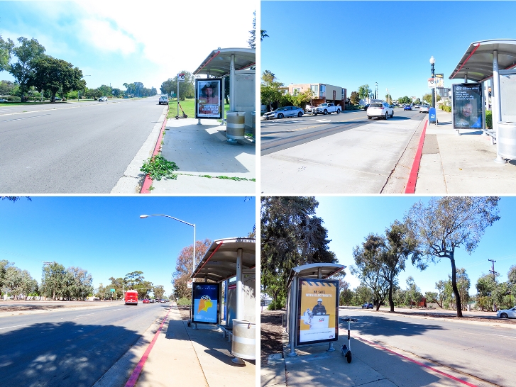 El Cajon Blvd NS 100ft E/O Texas St (17' Solar) F/E - 1 Media