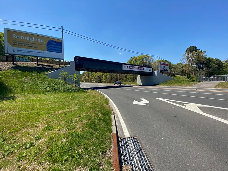 Holtsville: on North Ocean Ave, 3/4 mile south of LIE, southwest side, facing south Media