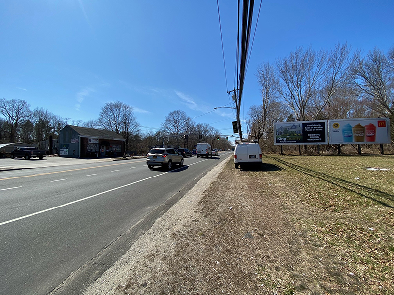 Ridge: north side Route 25, 300' west of Raynor Rd, facing east Media