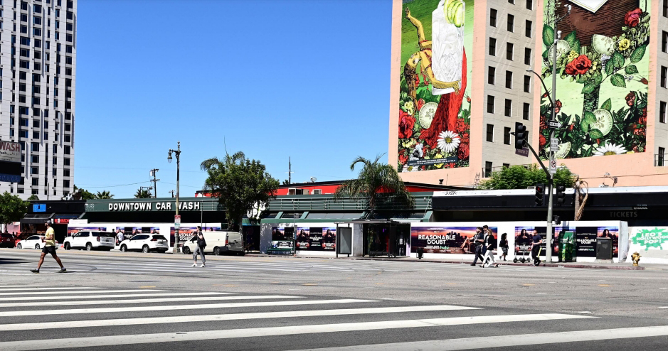 Olympic & Figueroa Barricade Media