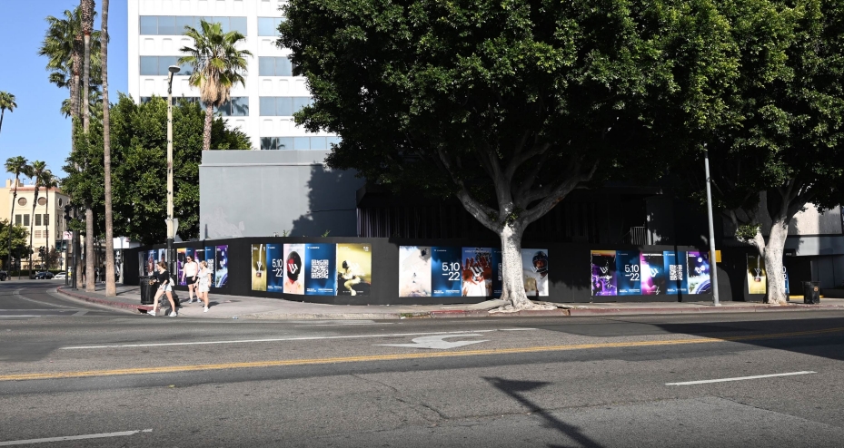 La Brea & Hollywood Barricade Media