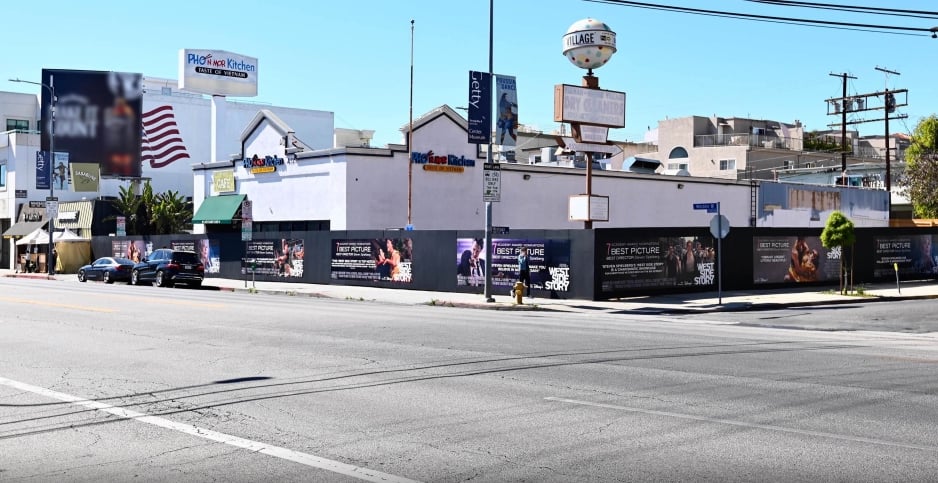 Wilshire and Westgate Barricade Media