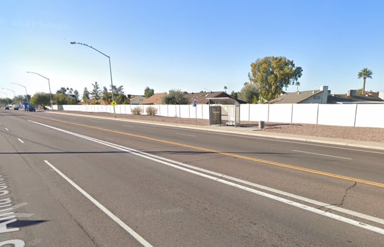 Alma School Rd 135 ft W/O Medina Ave (S/O Baseline Rd) S/S F/N Media