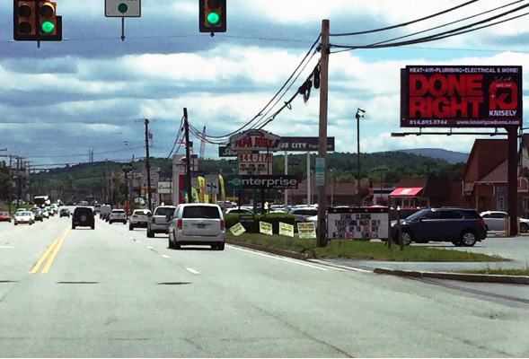 Bus. Rt. 220 on Plank Rd/Pleasant Valley Blvd., Altoona, N/F Media