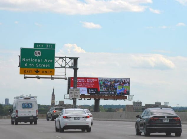 W/S I-94 BRIDGE, 1/4 MI N/O NATIONAL Media