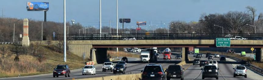 I-290 EISENHOWER EXPWY EB INBOUND AT BELLWOOD AVE / WESTCHESTER BLVD FW DIGITAL TRAFFIC IN TO CHICAGO - LONG DWELL TRAFFIC Media