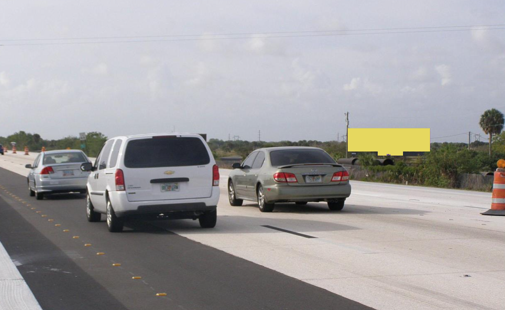 I-95, 1.30 mi S/O SR 520 (mm 200);  W/S F/N Media