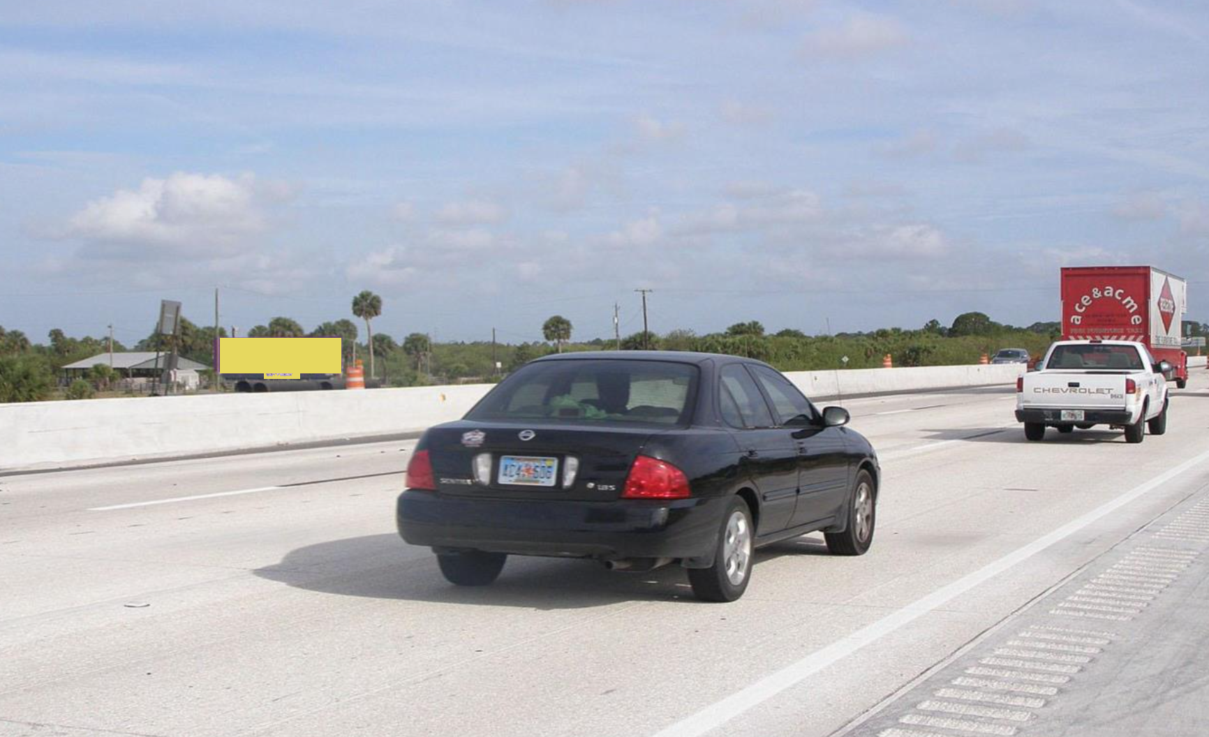 I-95, 1.20 mi S/O SR 520 (mm 200);  W/S F/S Media