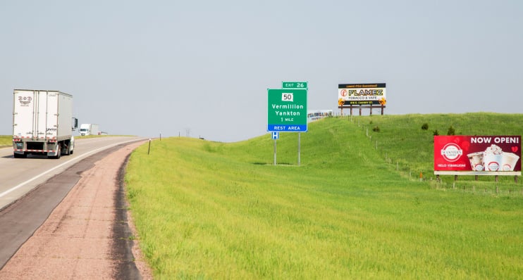 I-29 S. Vermillion Exit NB mm 25.3 S/F Media