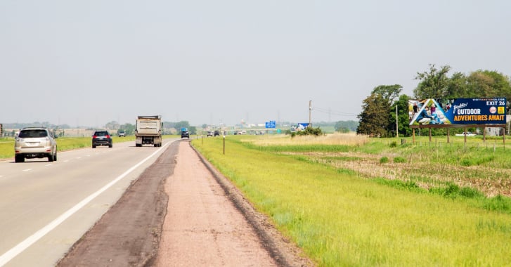 I-29 S. Vermillion Exit NB mm 23.1 ES S/F Media