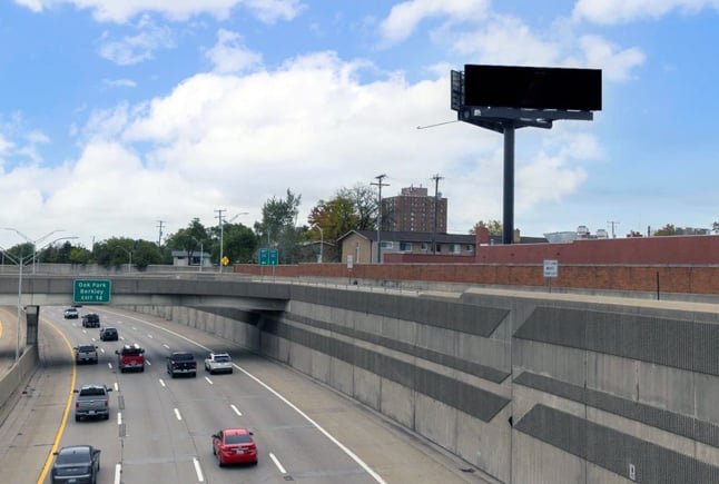 I-696 Fwy E/O Greenfield Rd S/S F/NW Media