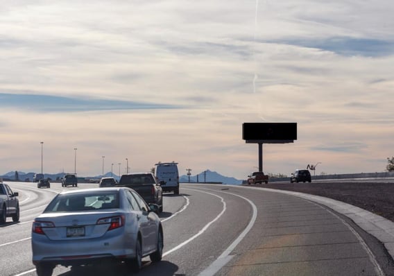 AZ 202 Loop (Red Mountain Fwy) 140 ft E/O AZ 87 NS F/E Media