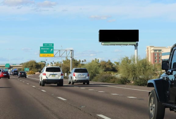 I-10 (Maricopa Fwy) 1290 ft S/O Warner Rd E/S F/S Media