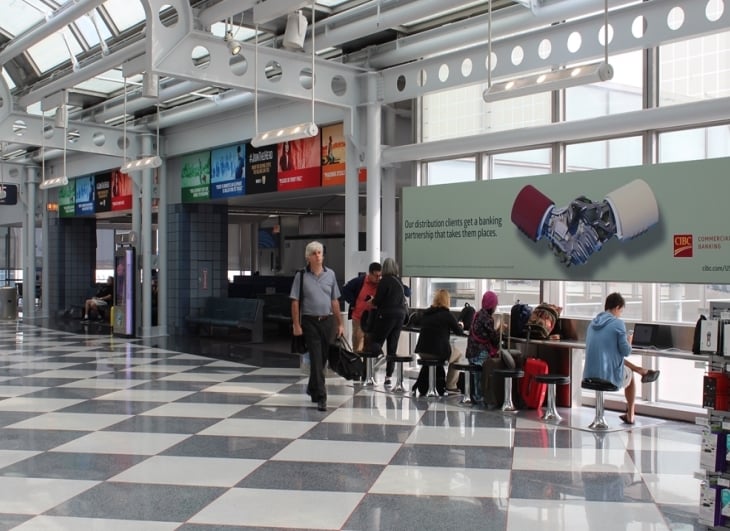 Terminal 1/Concourse C/United long-haul Media