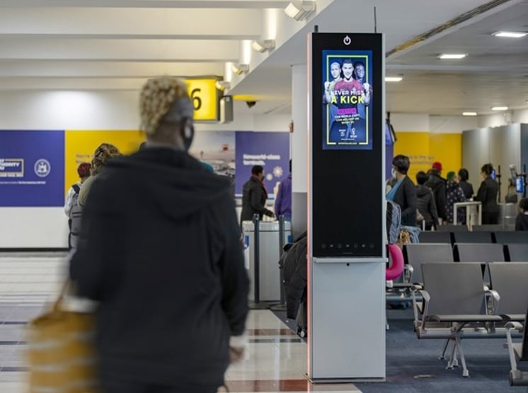 100% T4 Concourse A Departures. Major airlines include Delta and International Carriers. Media