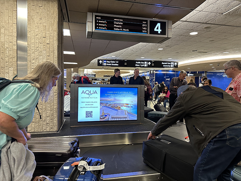 TPA_7 Screens Baggage Carousel-All Airlines Media